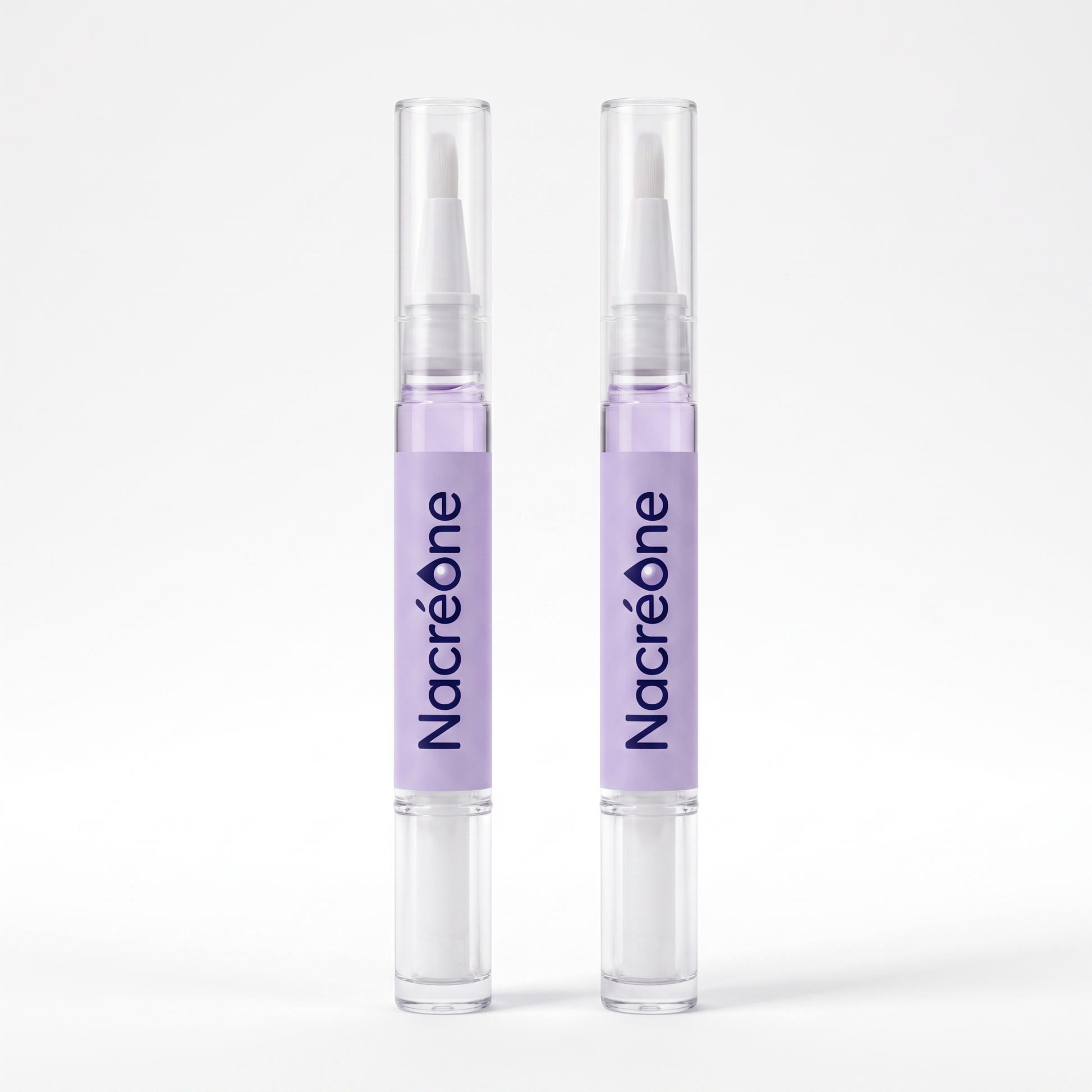 Two Nacréone clear-nail pens — 2-bottle bundle