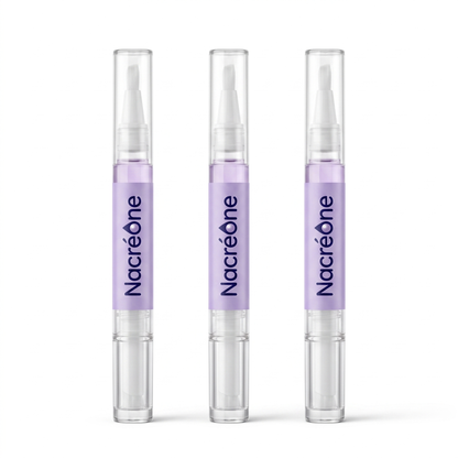 Three Nacréone clear-nail pens — 3-bottle bundle